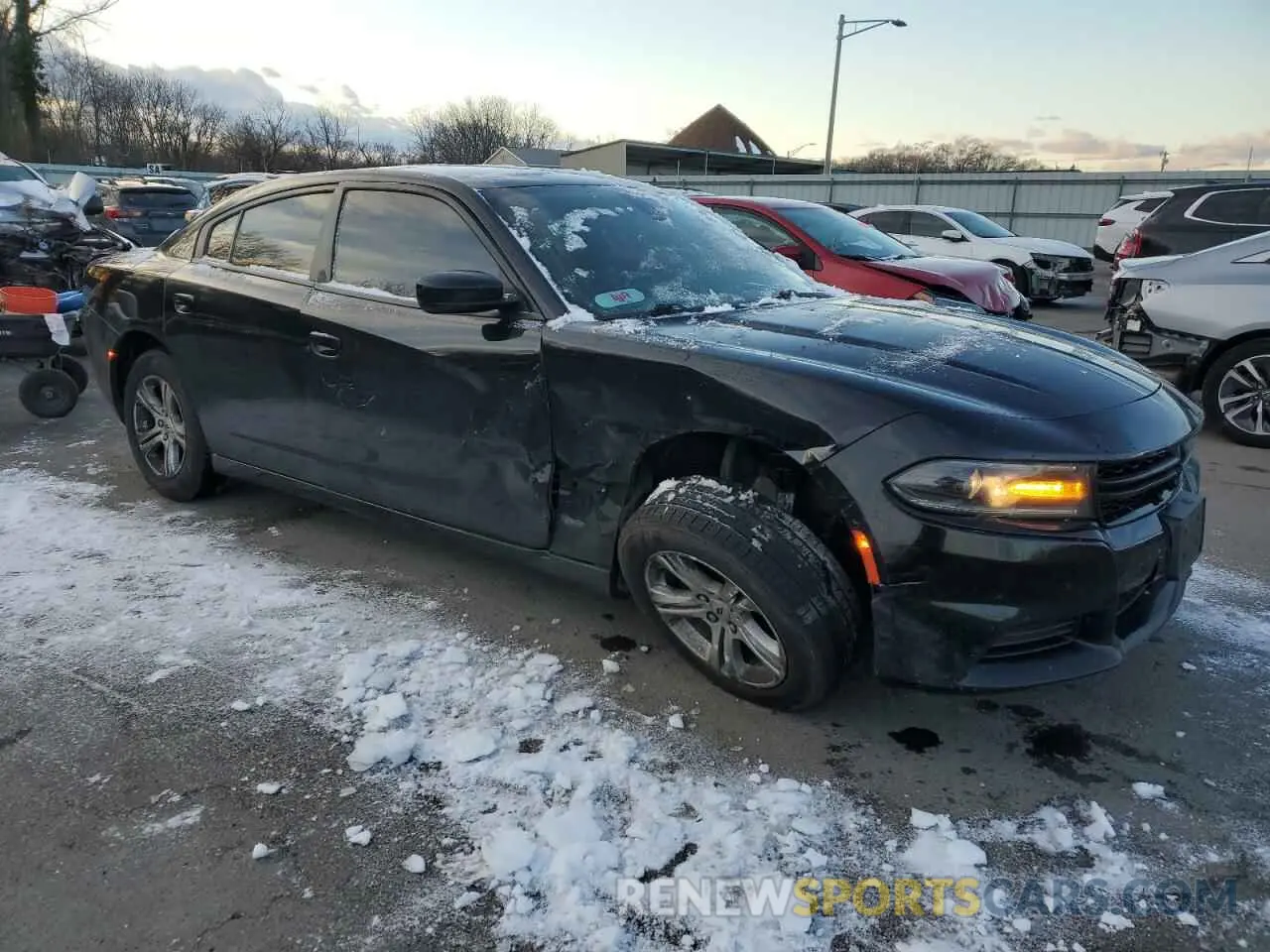 4 Photograph of a damaged car 2C3CDXBG6LH100791 DODGE CHARGER 2020