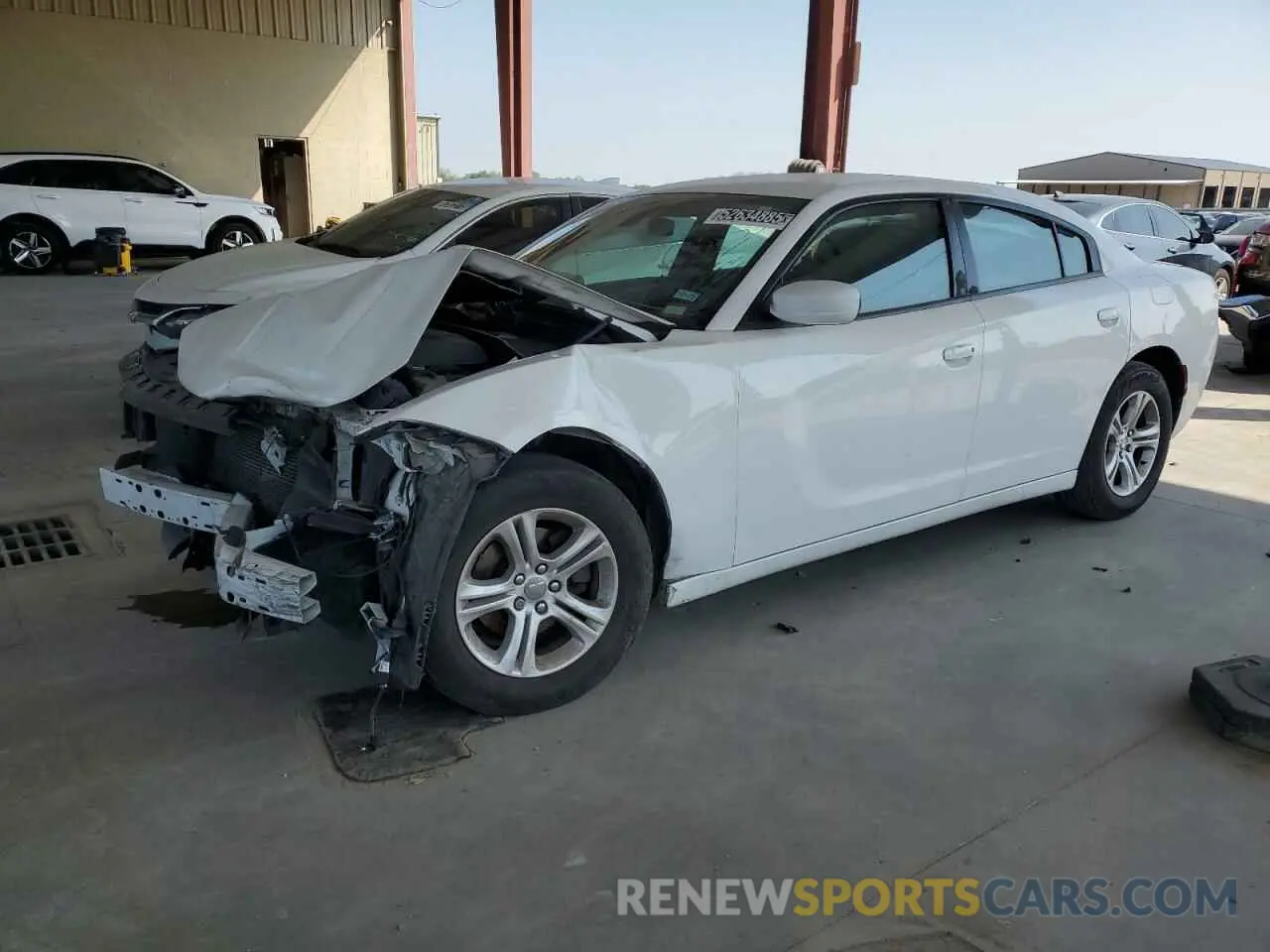 1 Photograph of a damaged car 2C3CDXBG6LH116795 DODGE CHARGER 2020