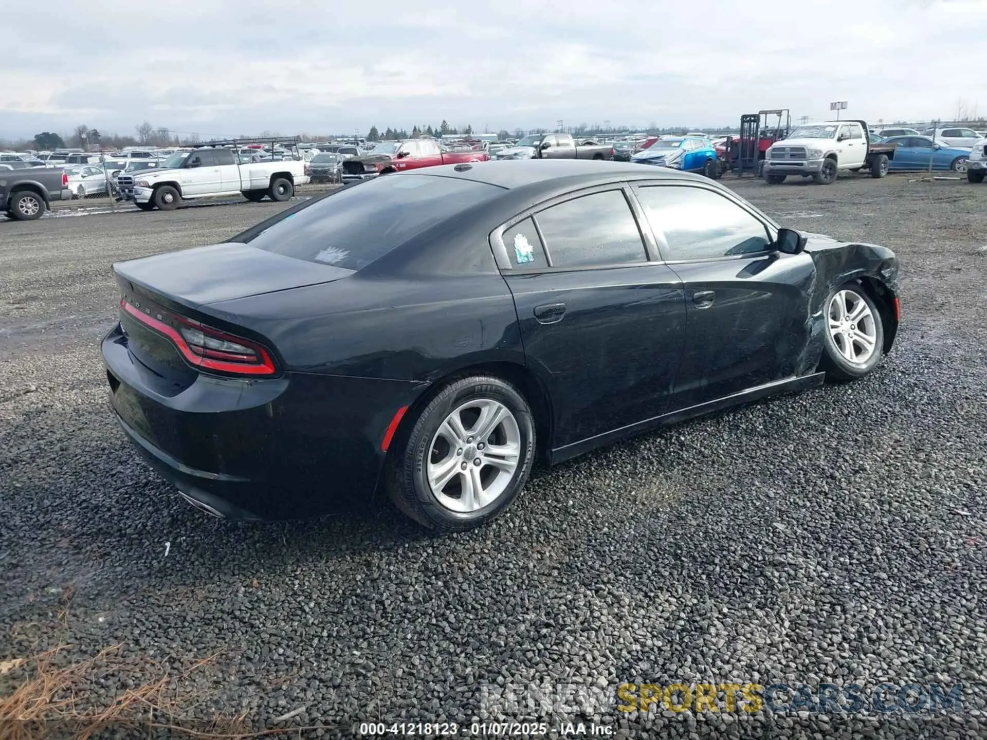4 Photograph of a damaged car 2C3CDXBG6LH119468 DODGE CHARGER 2020