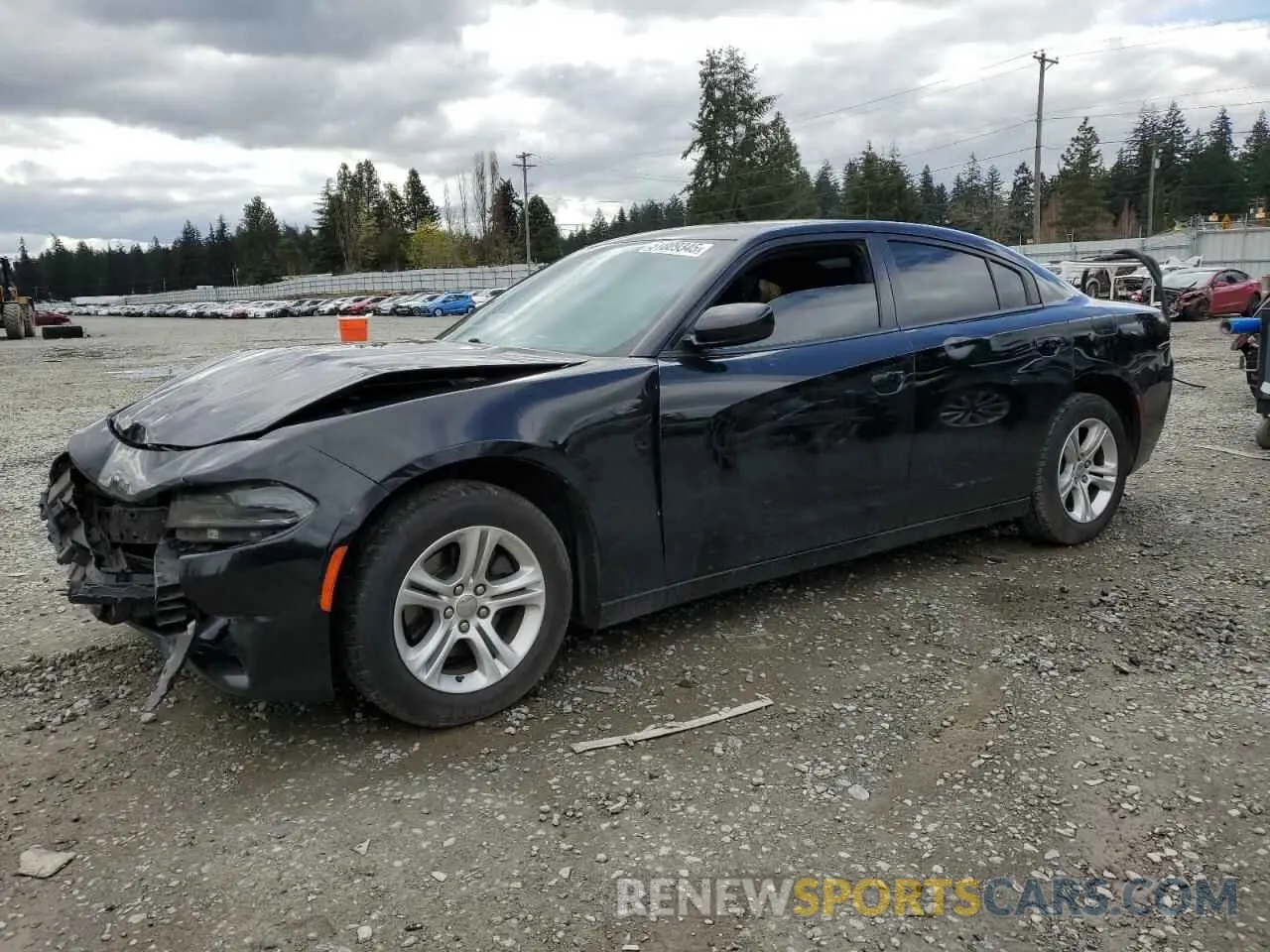 1 Photograph of a damaged car 2C3CDXBG6LH133421 DODGE CHARGER 2020