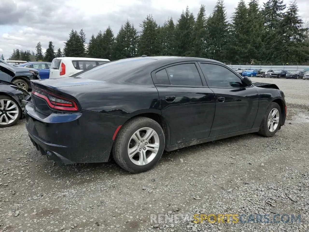 3 Photograph of a damaged car 2C3CDXBG6LH133421 DODGE CHARGER 2020