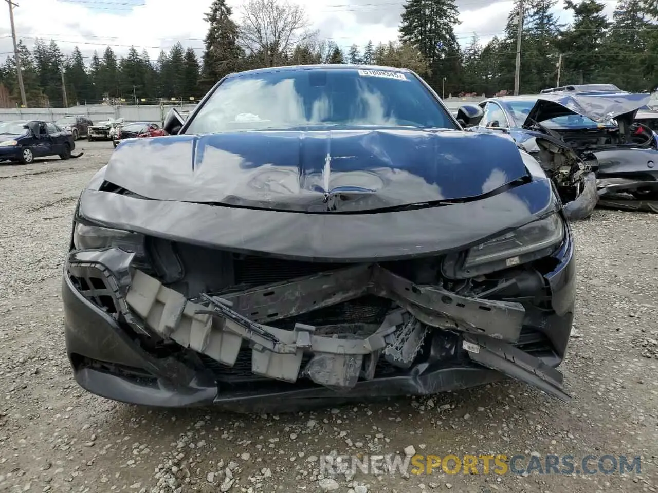5 Photograph of a damaged car 2C3CDXBG6LH133421 DODGE CHARGER 2020