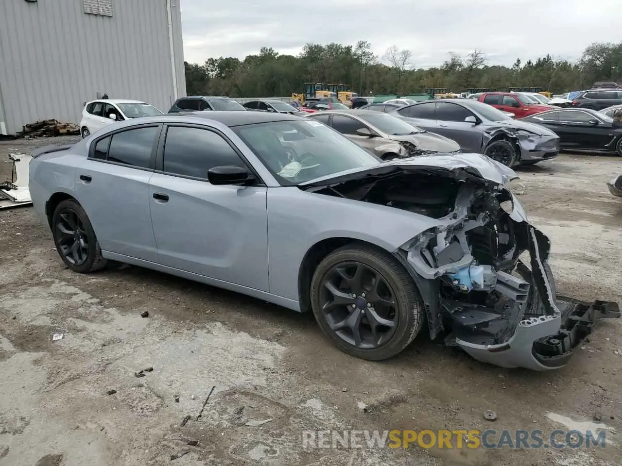 4 Photograph of a damaged car 2C3CDXBG6LH192727 DODGE CHARGER 2020