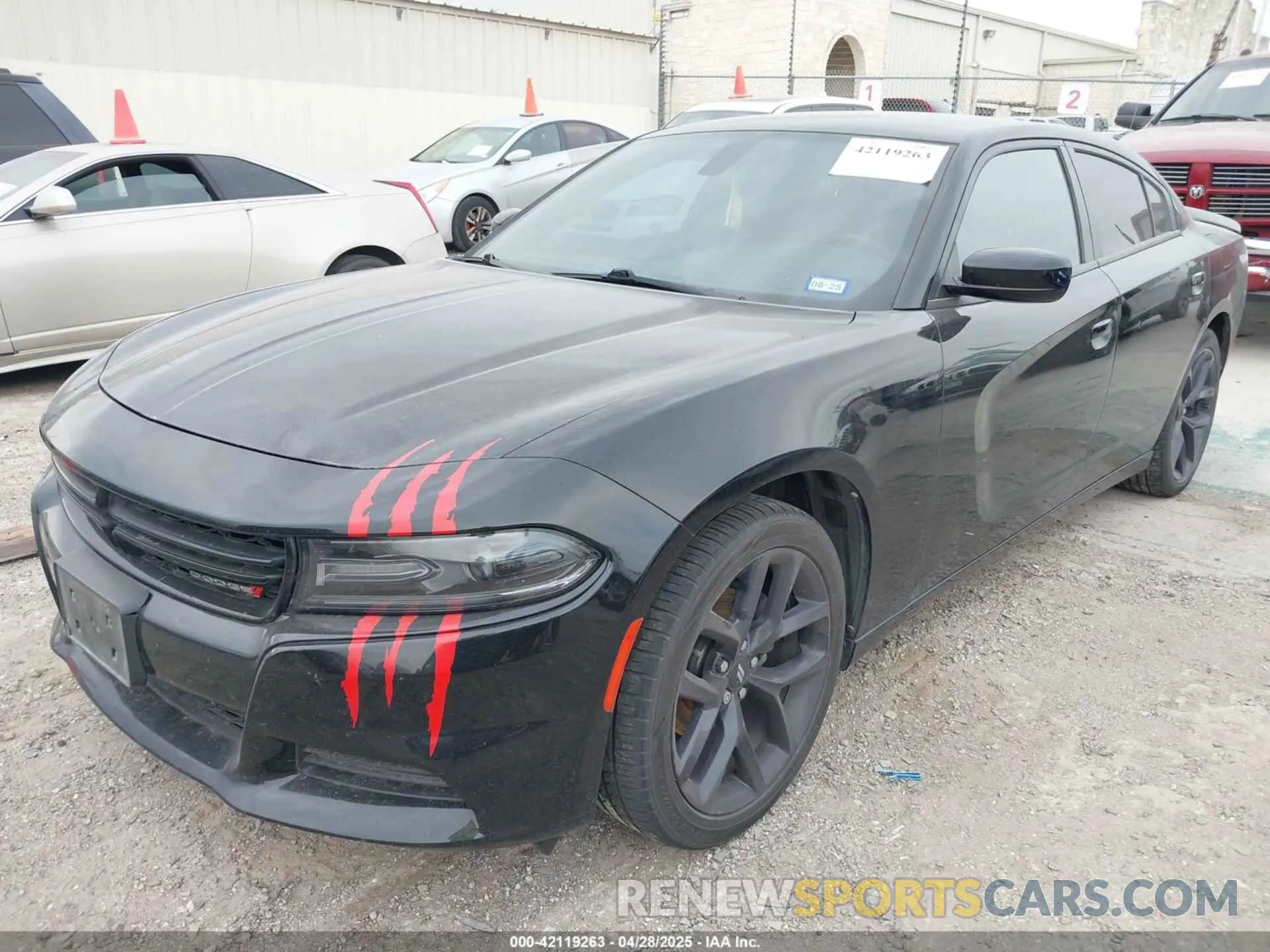 2 Photograph of a damaged car 2C3CDXBG6LH207680 DODGE CHARGER 2020