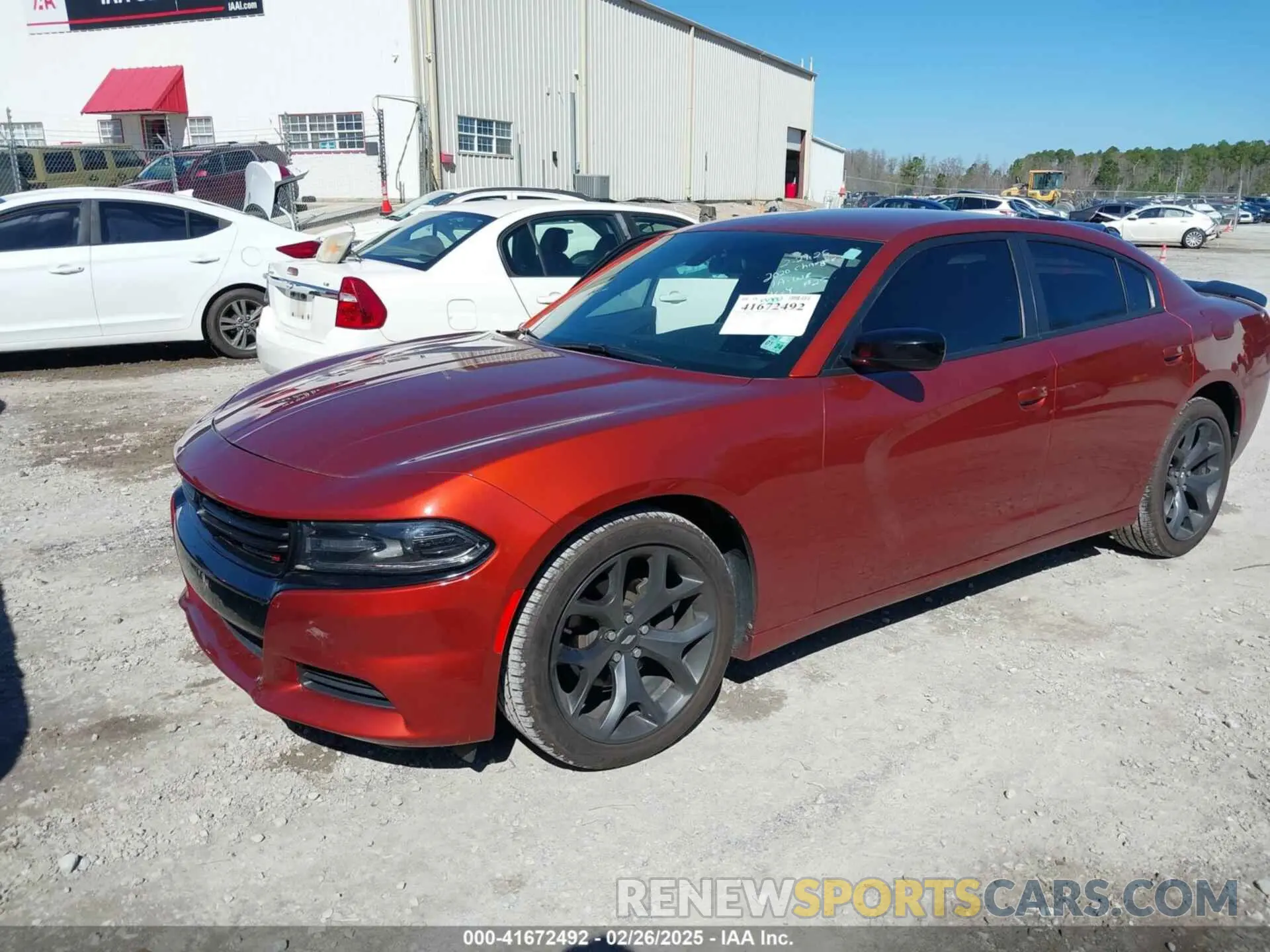 2 Photograph of a damaged car 2C3CDXBG6LH249606 DODGE CHARGER 2020