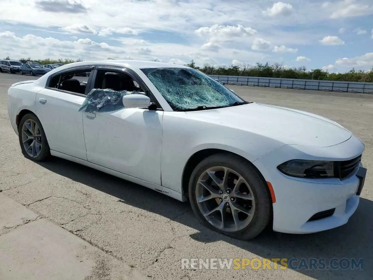 4 Photograph of a damaged car 2C3CDXBG7LH102260 DODGE CHARGER 2020