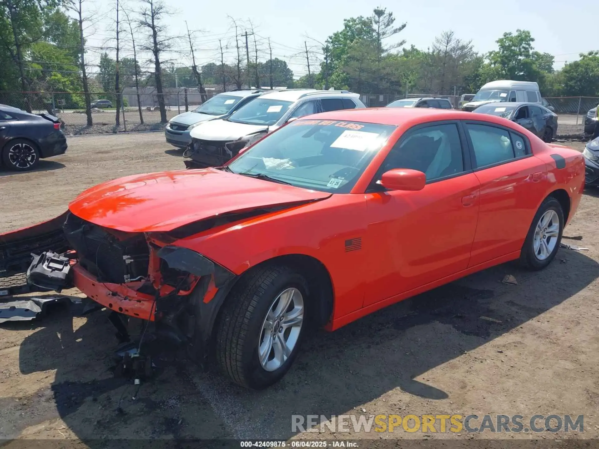 2 Photograph of a damaged car 2C3CDXBG7LH123786 DODGE CHARGER 2020