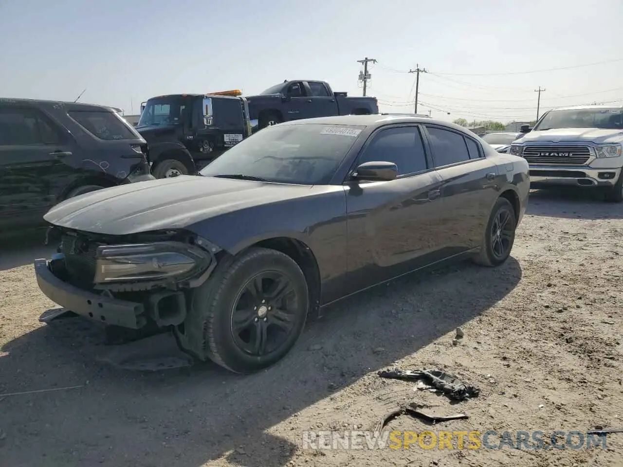 1 Photograph of a damaged car 2C3CDXBG7LH129393 DODGE CHARGER 2020