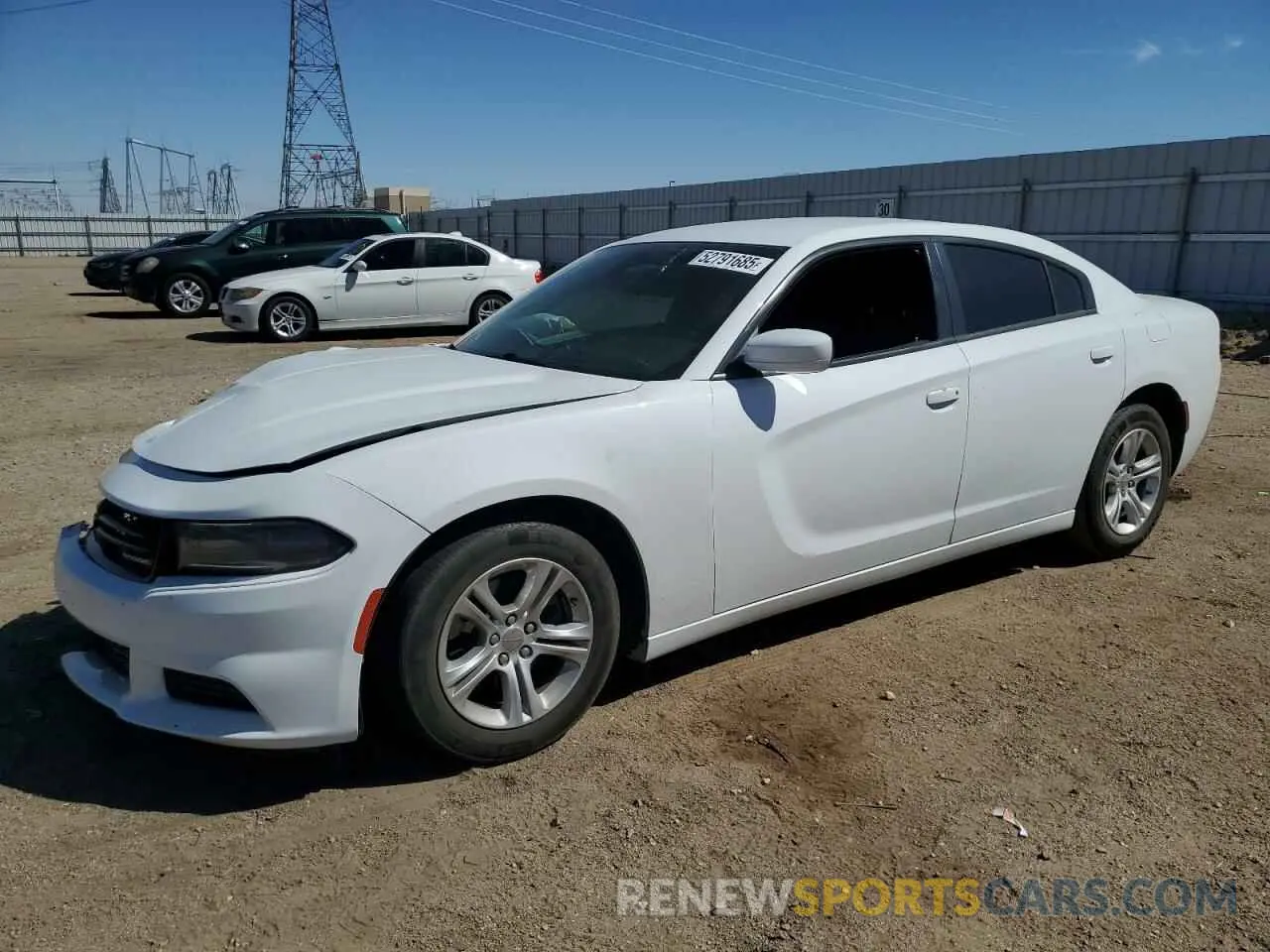 1 Photograph of a damaged car 2C3CDXBG7LH229364 DODGE CHARGER 2020
