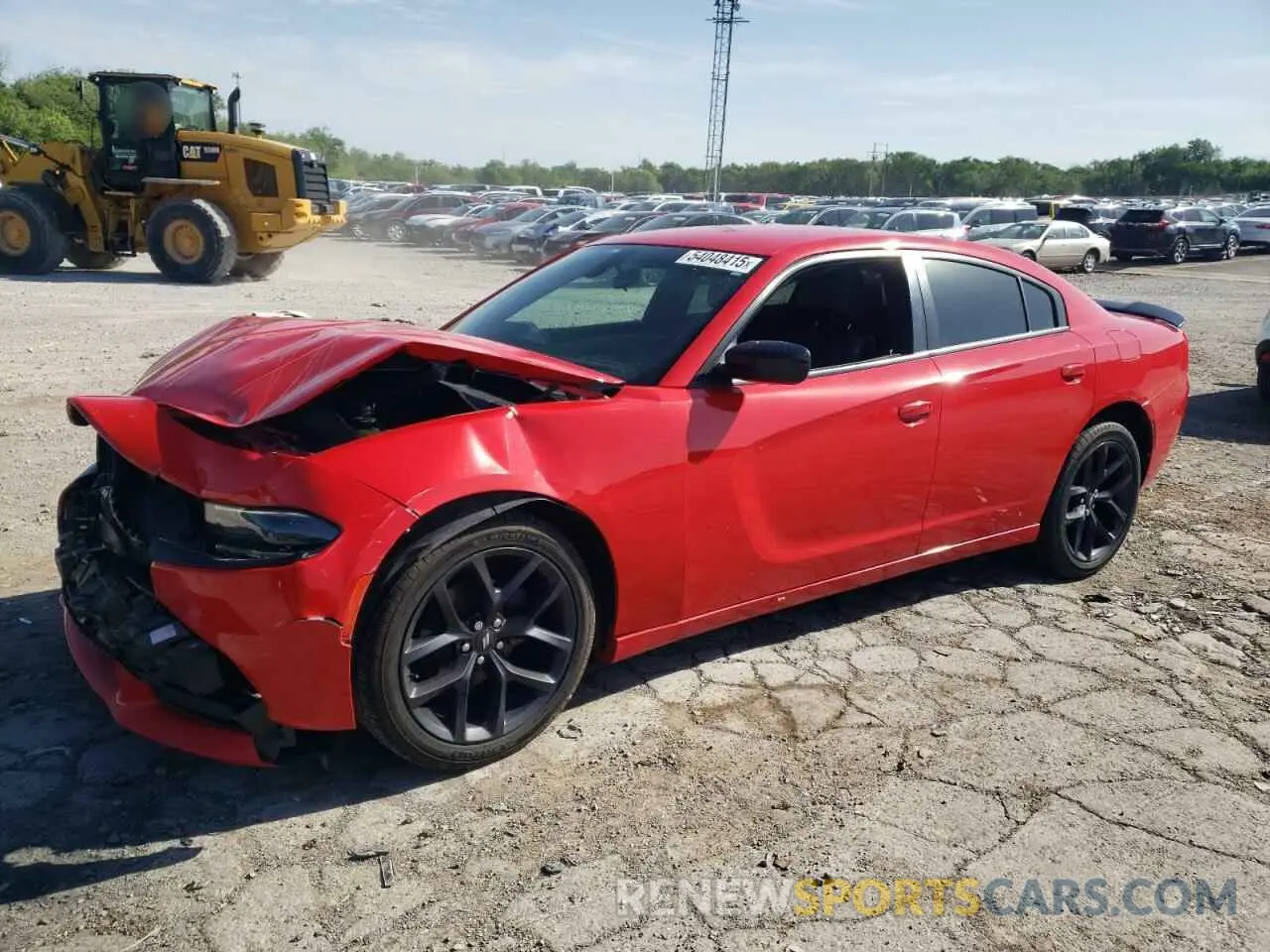 1 Photograph of a damaged car 2C3CDXBG7LH233043 DODGE CHARGER 2020