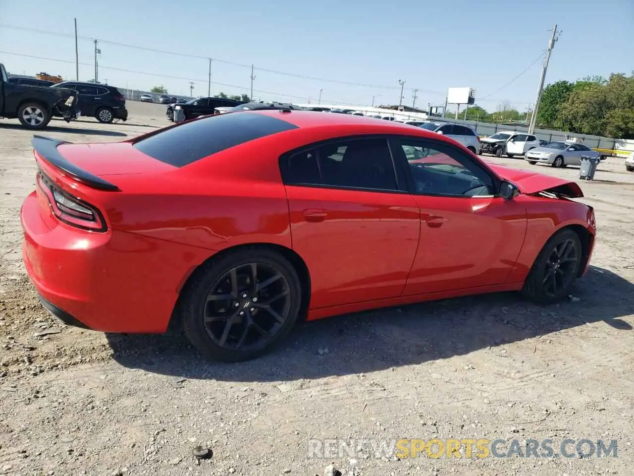 3 Photograph of a damaged car 2C3CDXBG7LH233043 DODGE CHARGER 2020