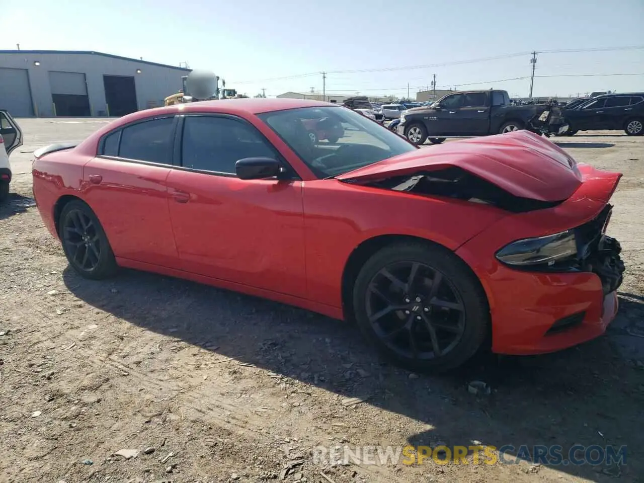 4 Photograph of a damaged car 2C3CDXBG7LH233043 DODGE CHARGER 2020