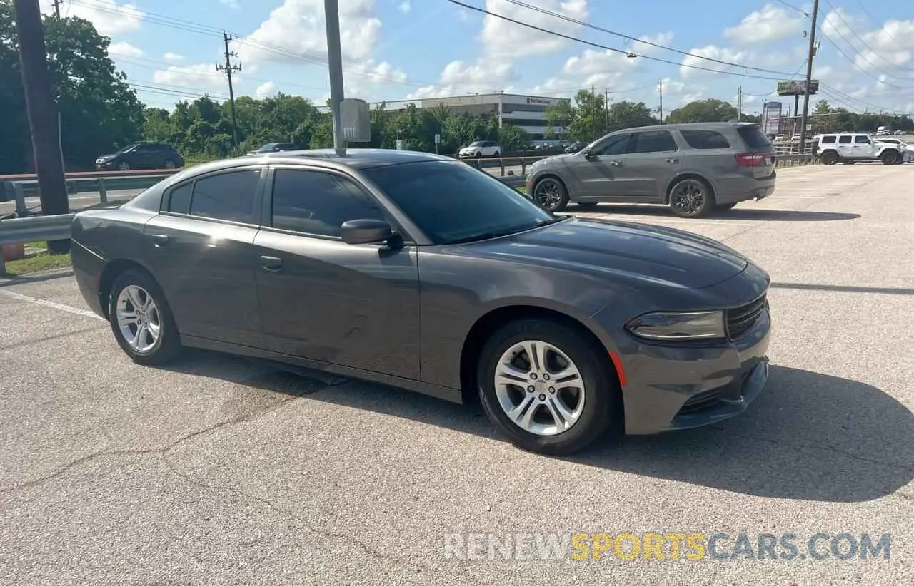 1 Photograph of a damaged car 2C3CDXBG8LH100954 DODGE CHARGER 2020