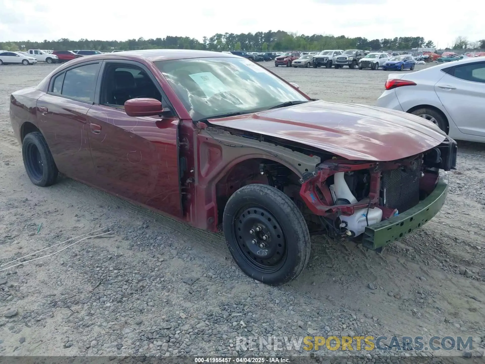 1 Photograph of a damaged car 2C3CDXBG8LH140242 DODGE CHARGER 2020
