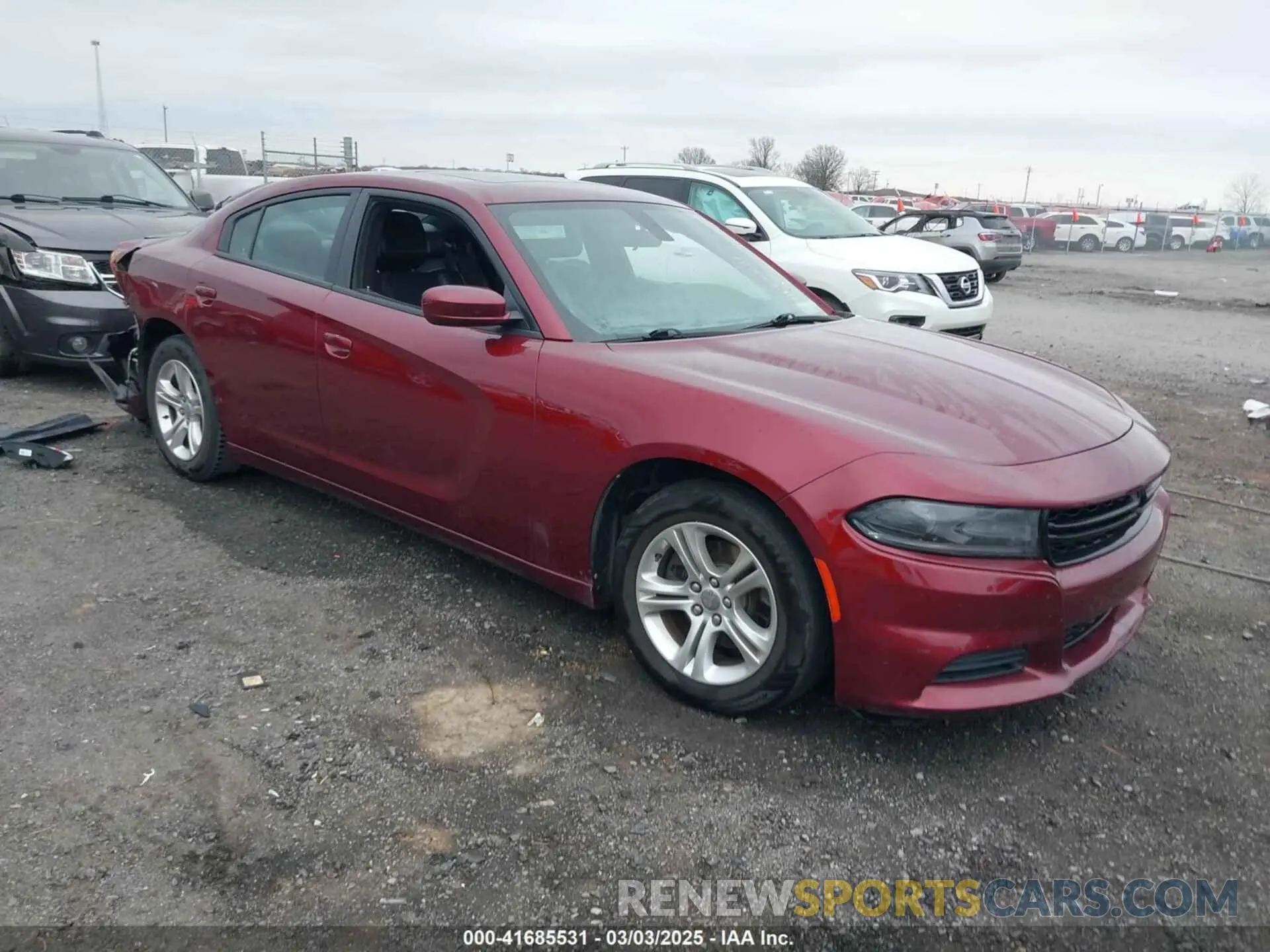 1 Photograph of a damaged car 2C3CDXBG8LH140371 DODGE CHARGER 2020