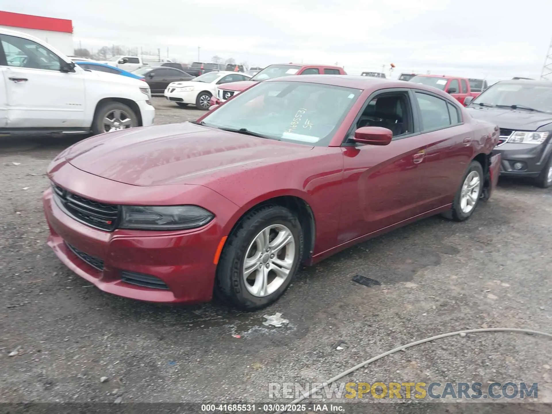 2 Photograph of a damaged car 2C3CDXBG8LH140371 DODGE CHARGER 2020