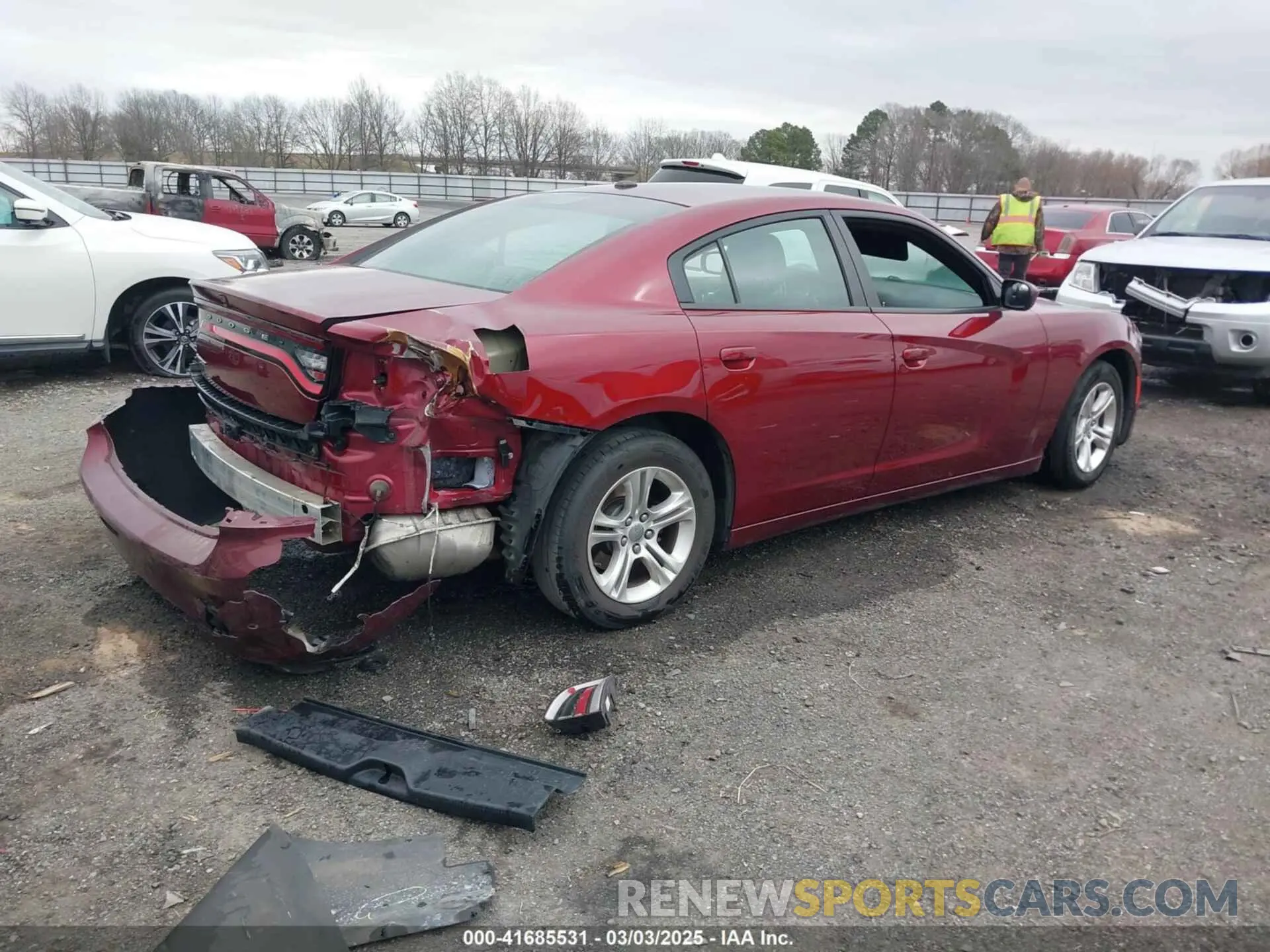 4 Photograph of a damaged car 2C3CDXBG8LH140371 DODGE CHARGER 2020