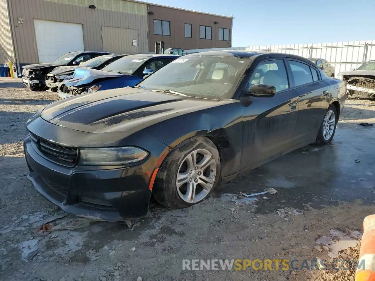 1 Photograph of a damaged car 2C3CDXBG8LH204294 DODGE CHARGER 2020