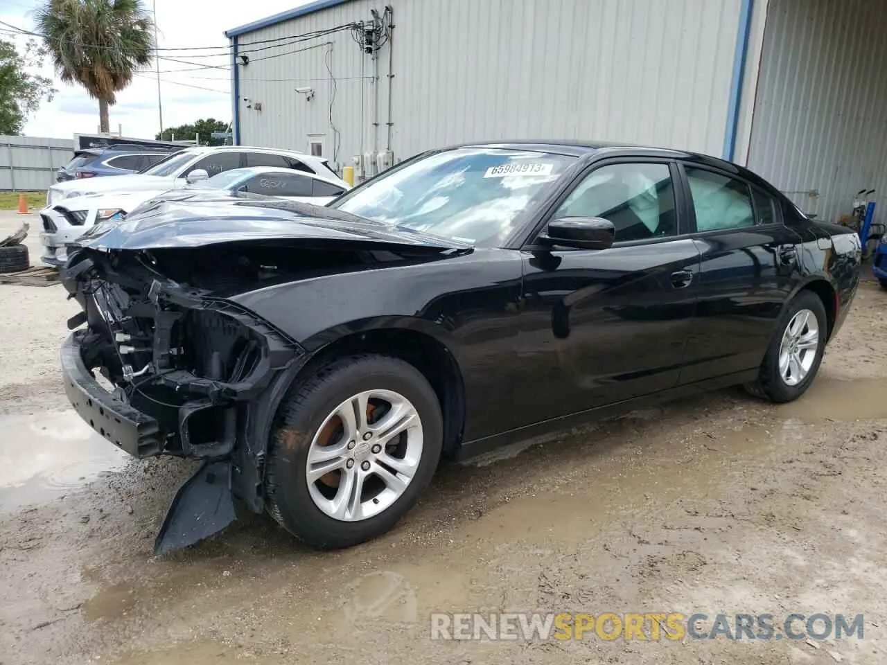 1 Photograph of a damaged car 2C3CDXBG8LH215991 DODGE CHARGER 2020