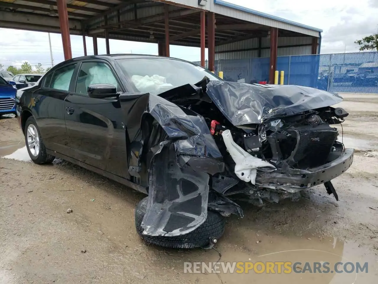4 Photograph of a damaged car 2C3CDXBG8LH215991 DODGE CHARGER 2020