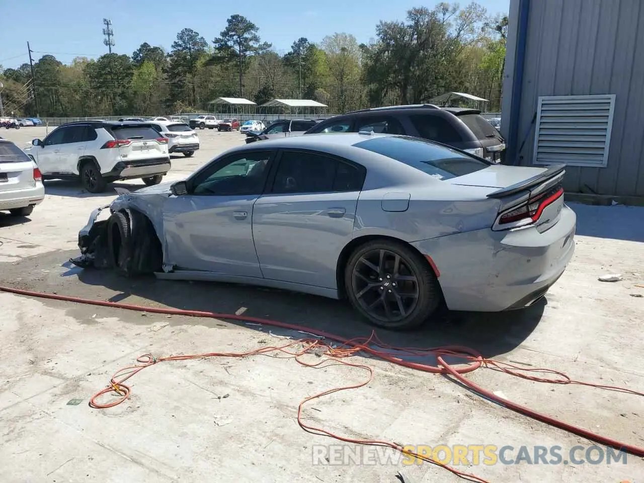 2 Photograph of a damaged car 2C3CDXBG9LH200349 DODGE CHARGER 2020