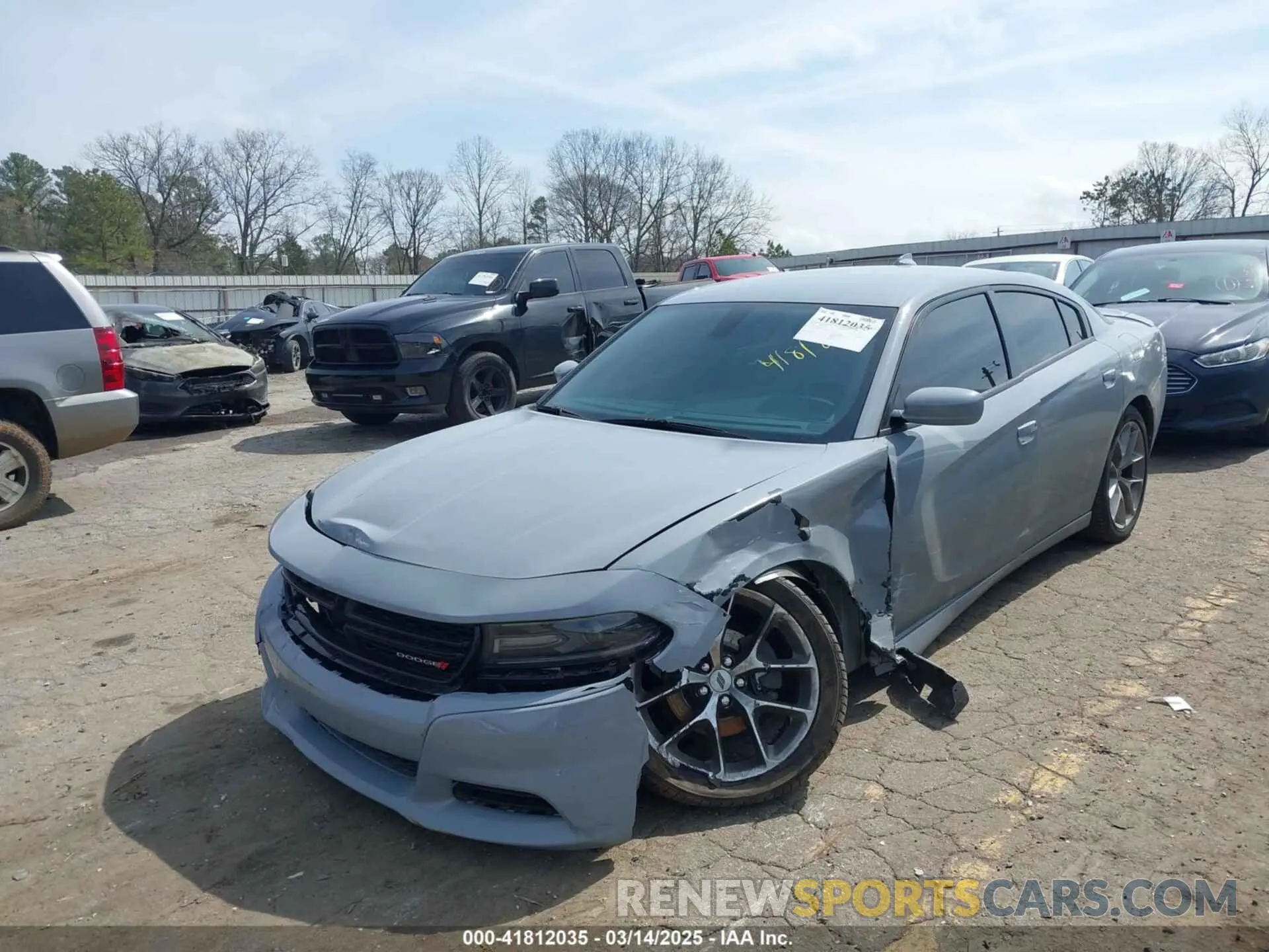 2 Photograph of a damaged car 2C3CDXBG9LH232833 DODGE CHARGER 2020