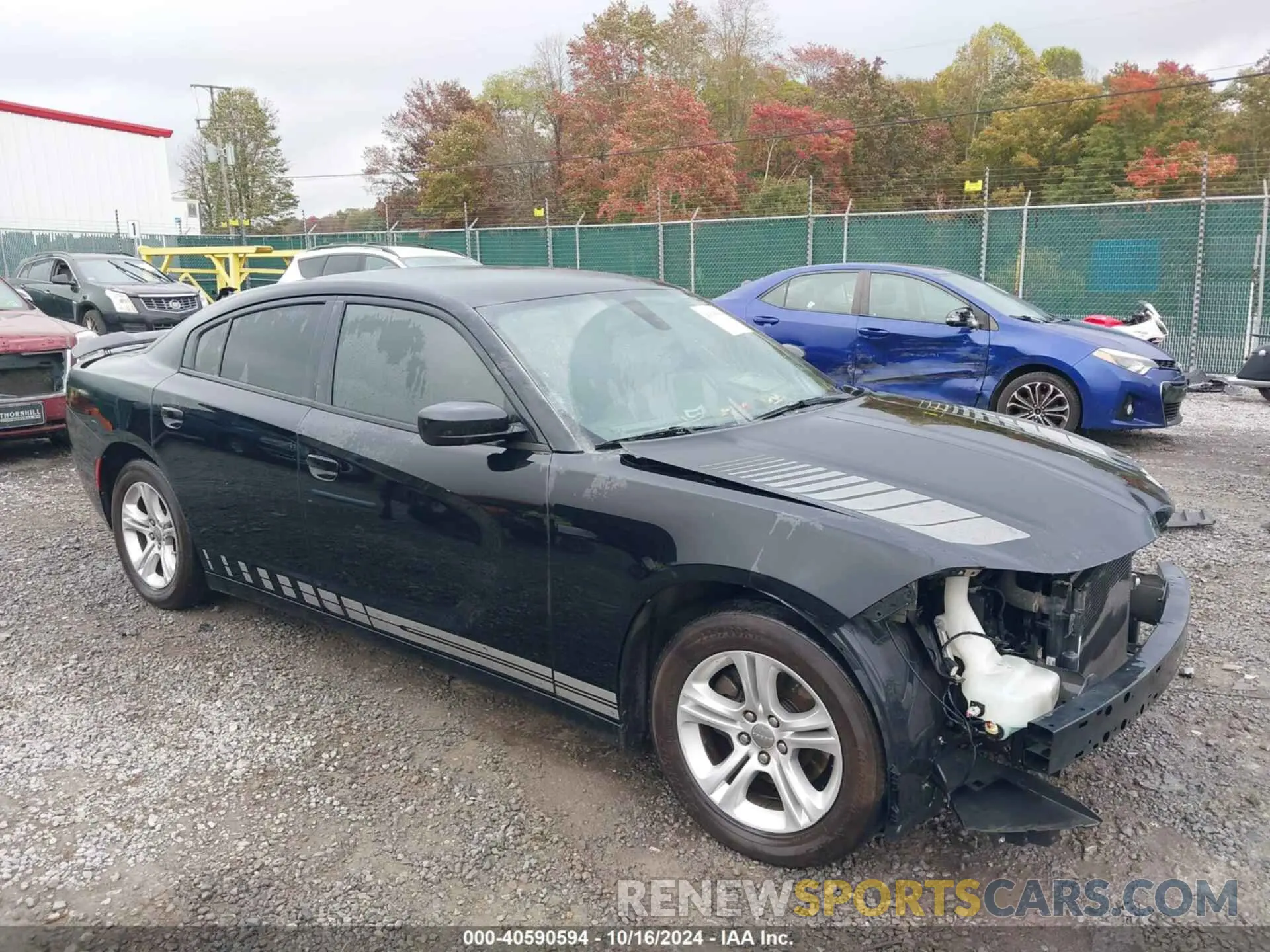 1 Photograph of a damaged car 2C3CDXBGXLH116282 DODGE CHARGER 2020