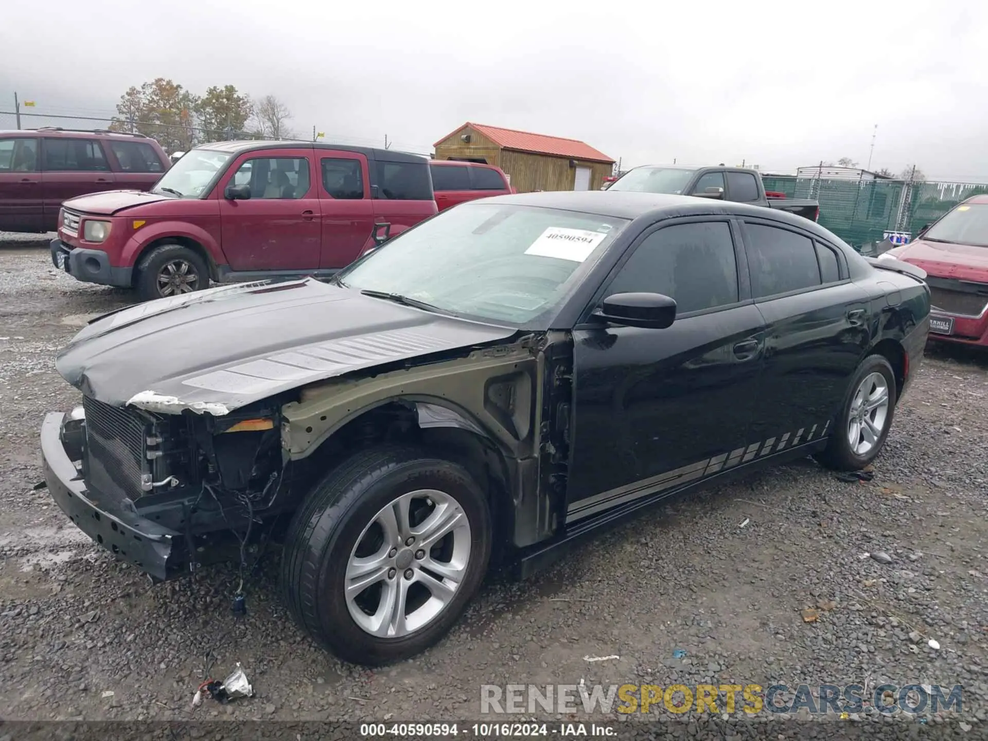 2 Photograph of a damaged car 2C3CDXBGXLH116282 DODGE CHARGER 2020