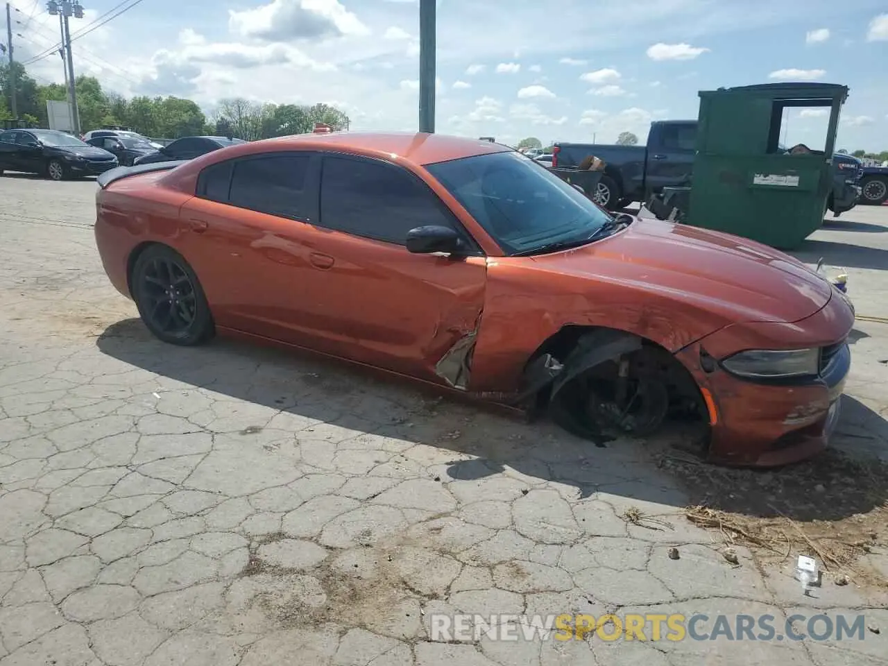 4 Photograph of a damaged car 2C3CDXBGXLH195677 DODGE CHARGER 2020