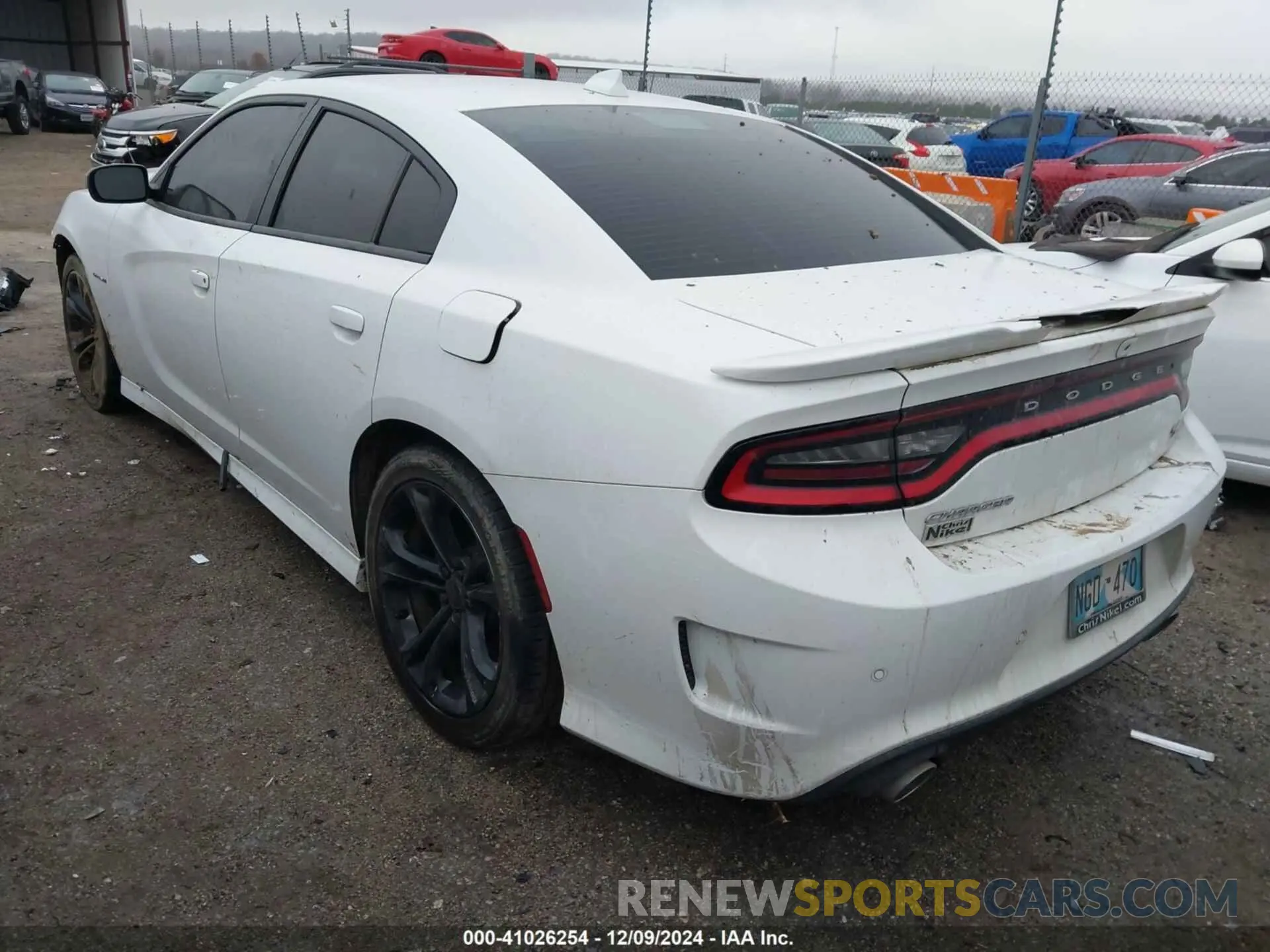 3 Photograph of a damaged car 2C3CDXCT0LH106646 DODGE CHARGER 2020