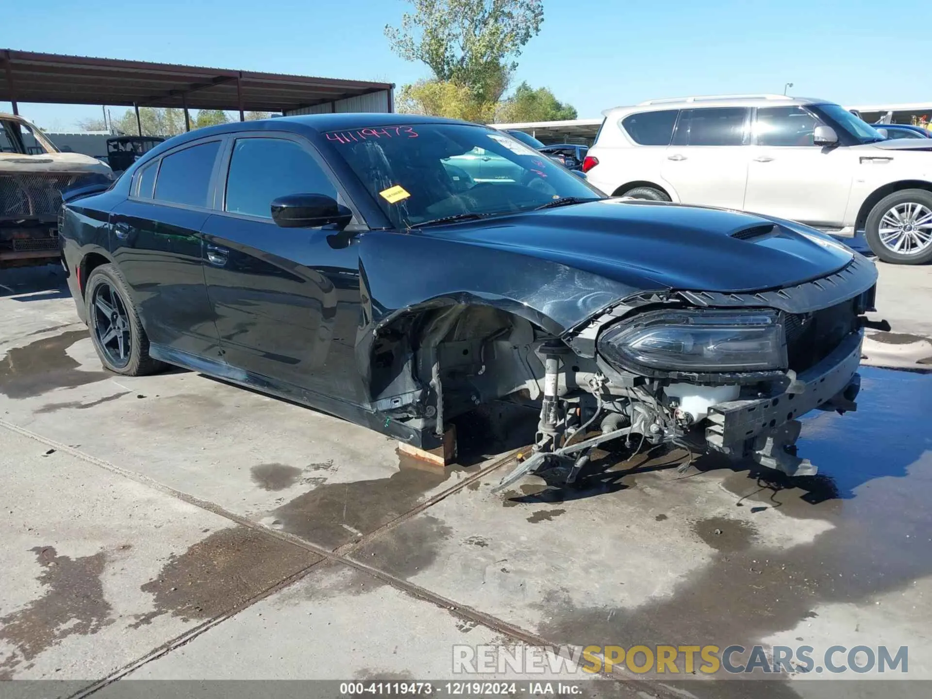 1 Photograph of a damaged car 2C3CDXCT0LH183274 DODGE CHARGER 2020