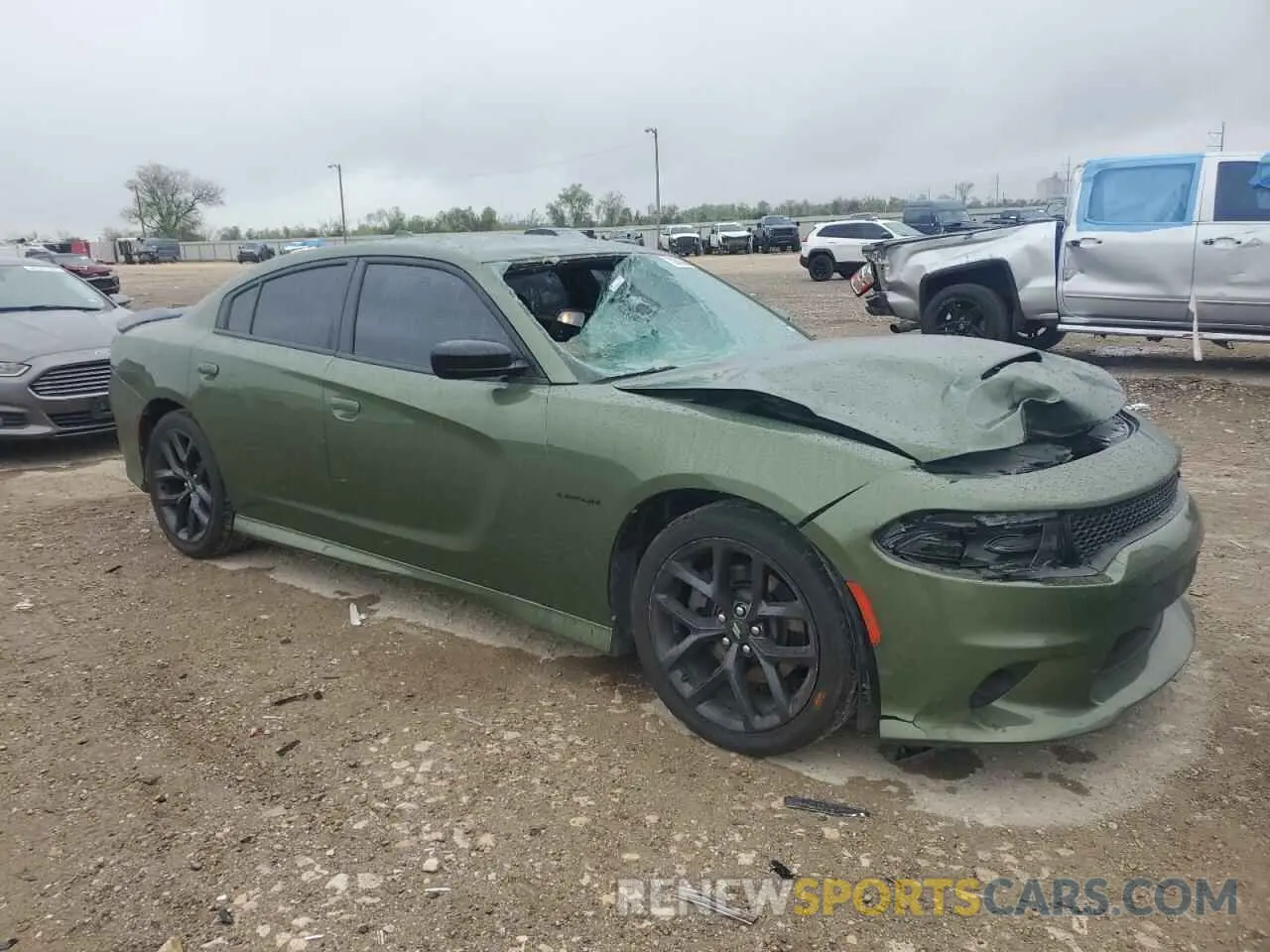 4 Photograph of a damaged car 2C3CDXCT1LH153734 DODGE CHARGER 2020