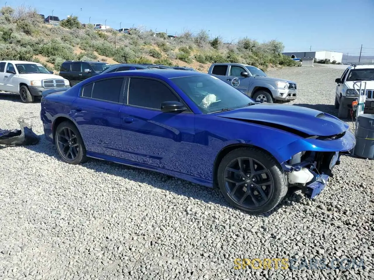 4 Photograph of a damaged car 2C3CDXCT3LH157669 DODGE CHARGER 2020