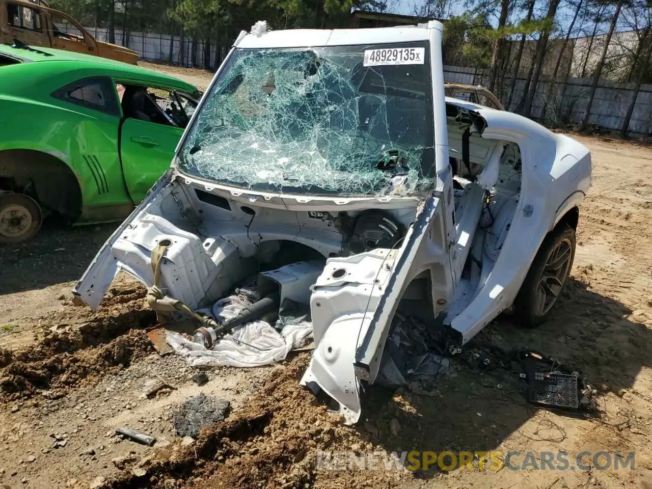 1 Photograph of a damaged car 2C3CDXCT4LH135454 DODGE CHARGER 2020