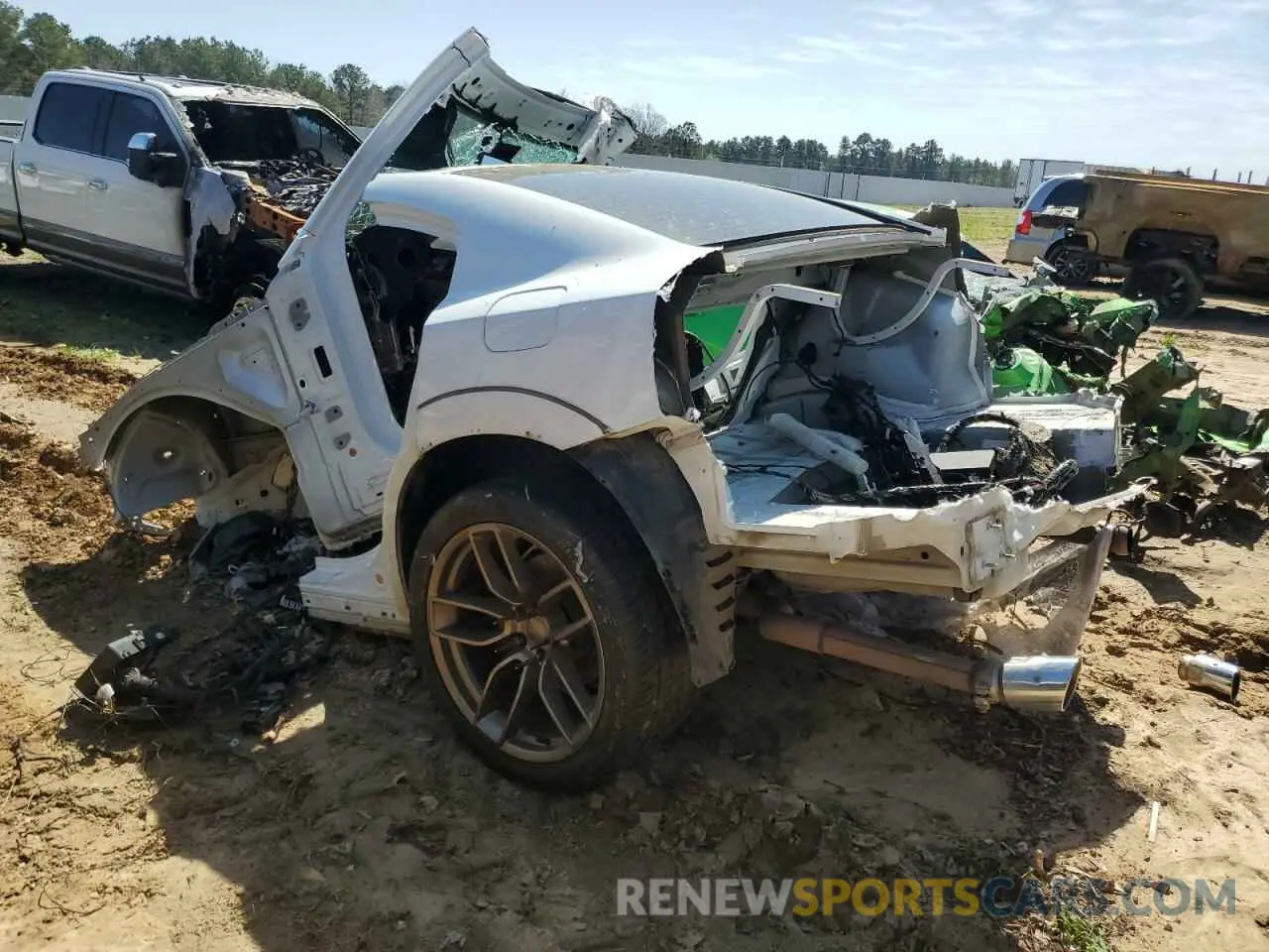 2 Photograph of a damaged car 2C3CDXCT4LH135454 DODGE CHARGER 2020
