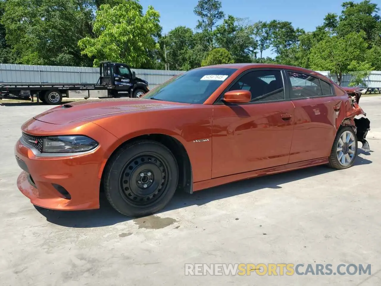 1 Photograph of a damaged car 2C3CDXCT4LH220343 DODGE CHARGER 2020