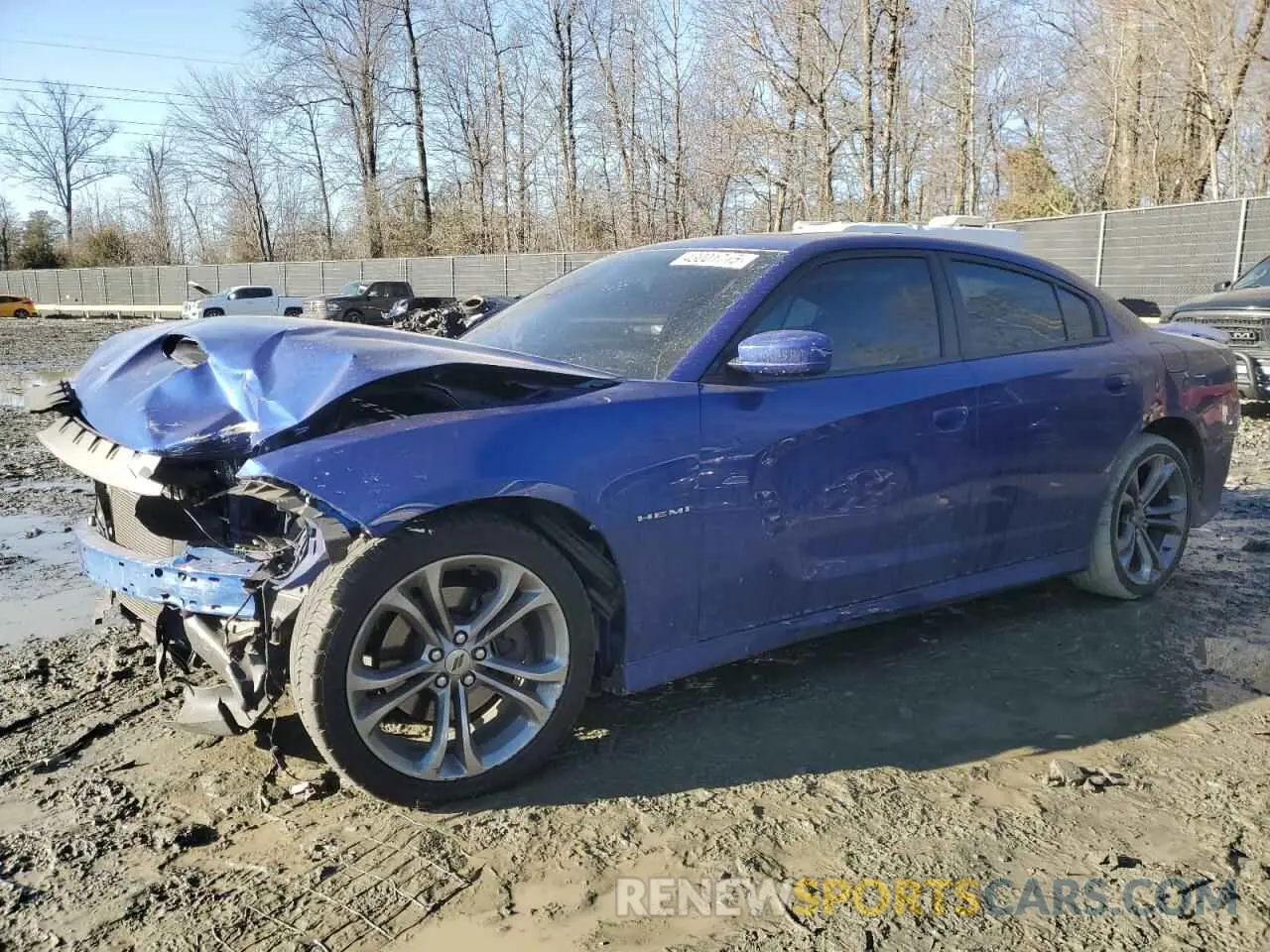 1 Photograph of a damaged car 2C3CDXCT4LH245436 DODGE CHARGER 2020