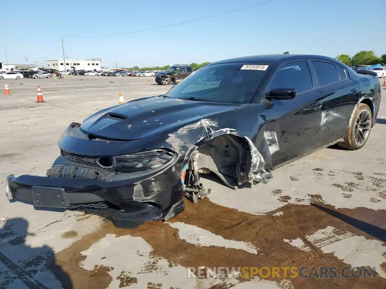 1 Photograph of a damaged car 2C3CDXCT5LH167572 DODGE CHARGER 2020