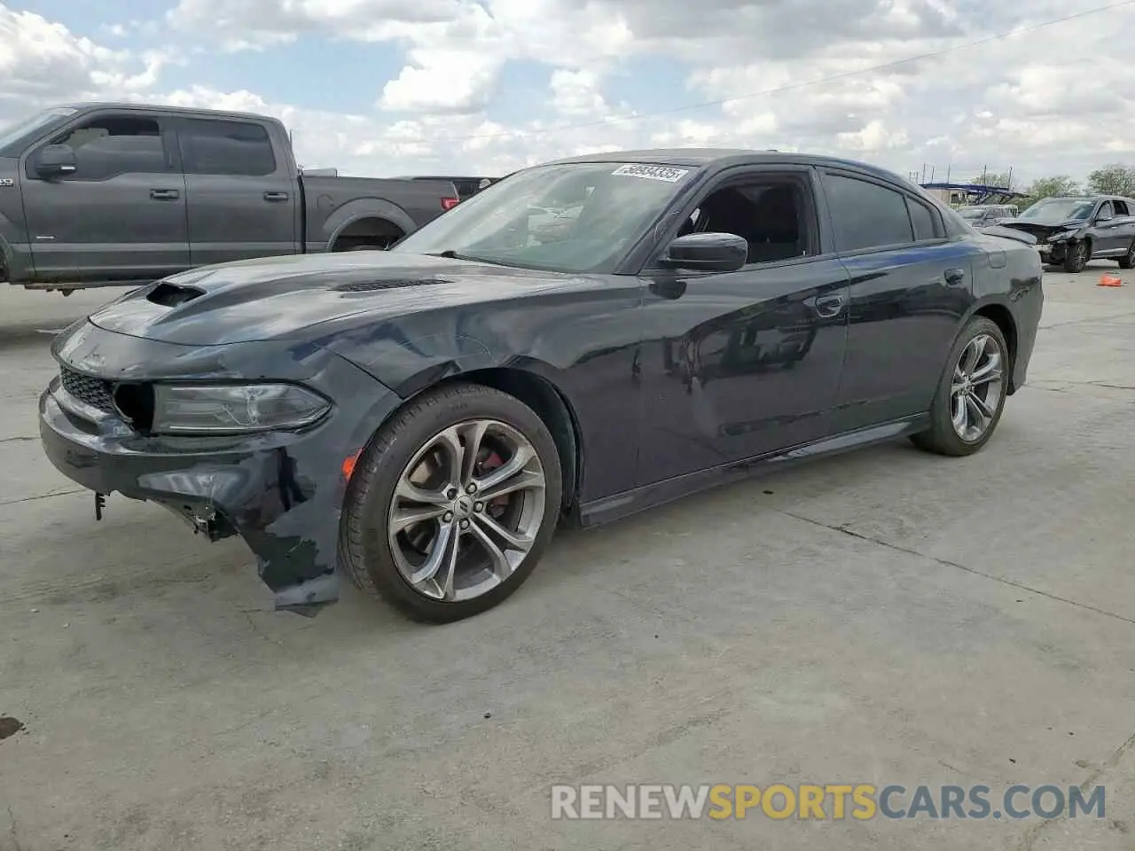 1 Photograph of a damaged car 2C3CDXCT6LH199656 DODGE CHARGER 2020