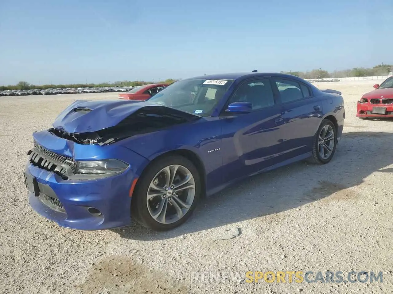 1 Photograph of a damaged car 2C3CDXCT7LH184082 DODGE CHARGER 2020