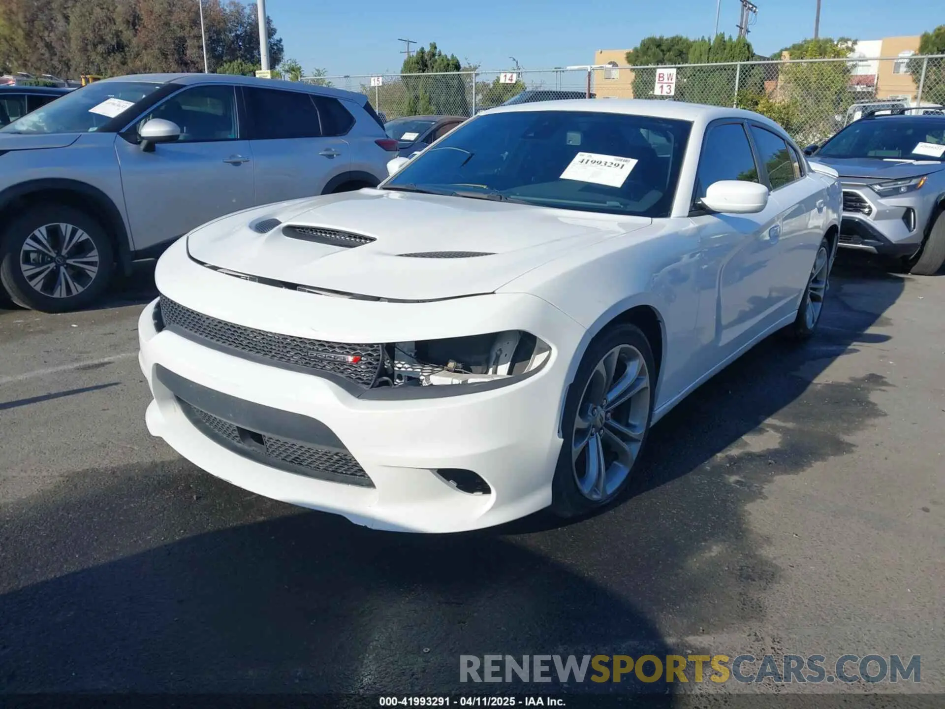 2 Photograph of a damaged car 2C3CDXCT8LH153942 DODGE CHARGER 2020