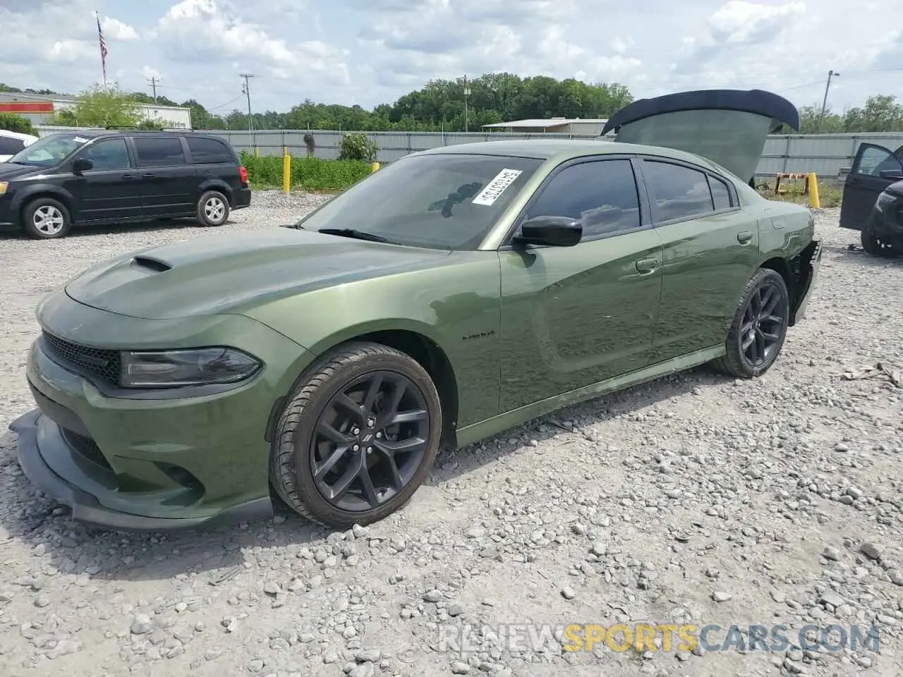 1 Photograph of a damaged car 2C3CDXCT8LH154038 DODGE CHARGER 2020
