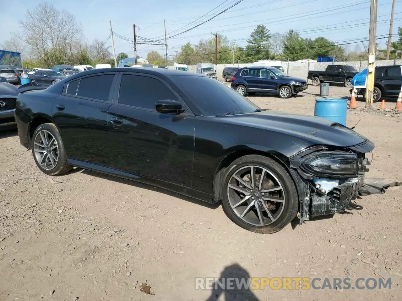 4 Photograph of a damaged car 2C3CDXCT8LH221267 DODGE CHARGER 2020