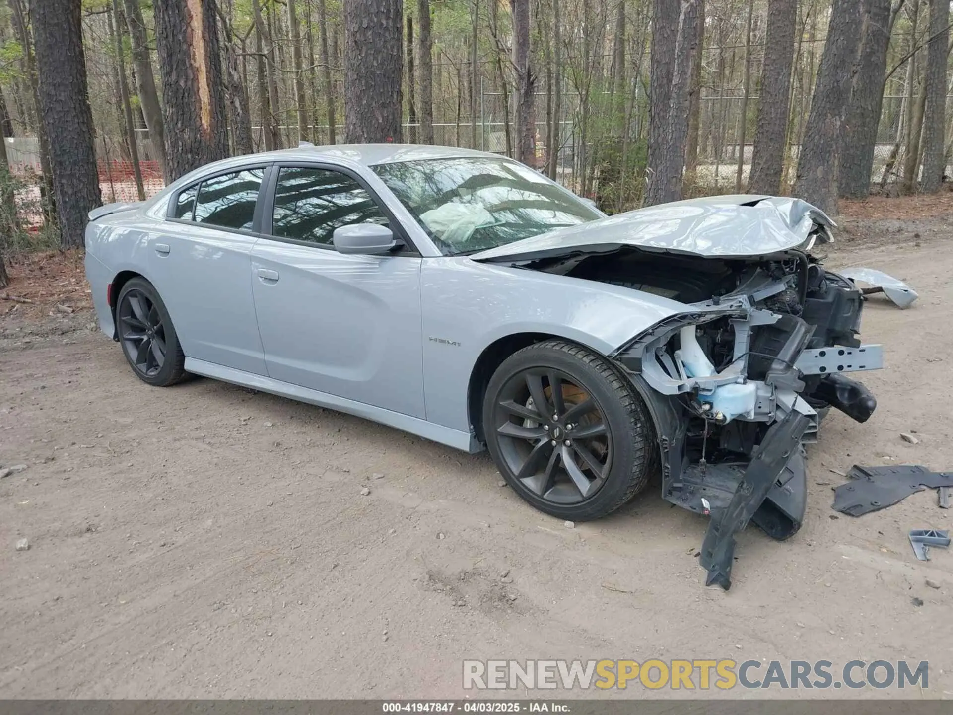 1 Photograph of a damaged car 2C3CDXCT9LH204834 DODGE CHARGER 2020