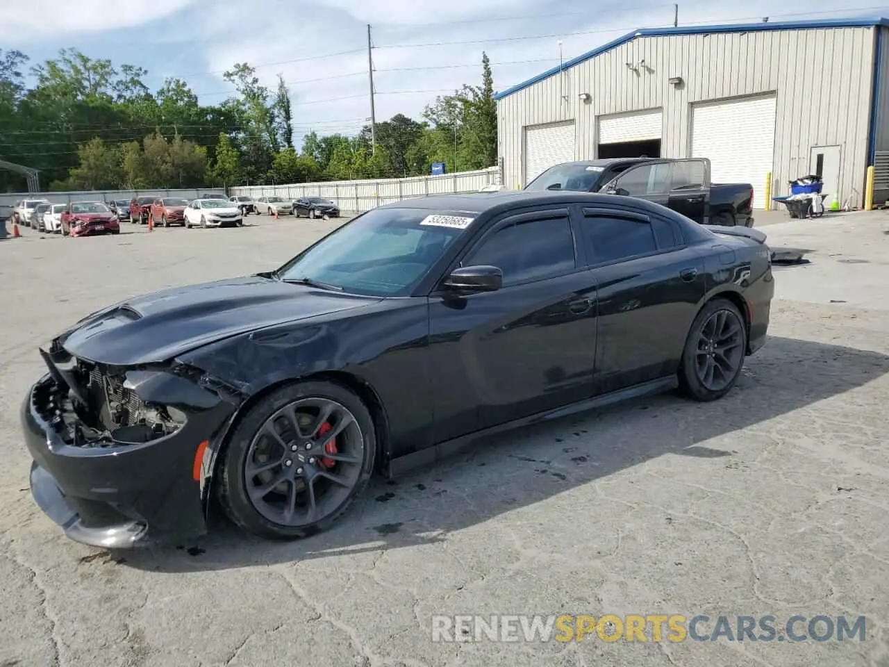 1 Photograph of a damaged car 2C3CDXCT9LH216496 DODGE CHARGER 2020