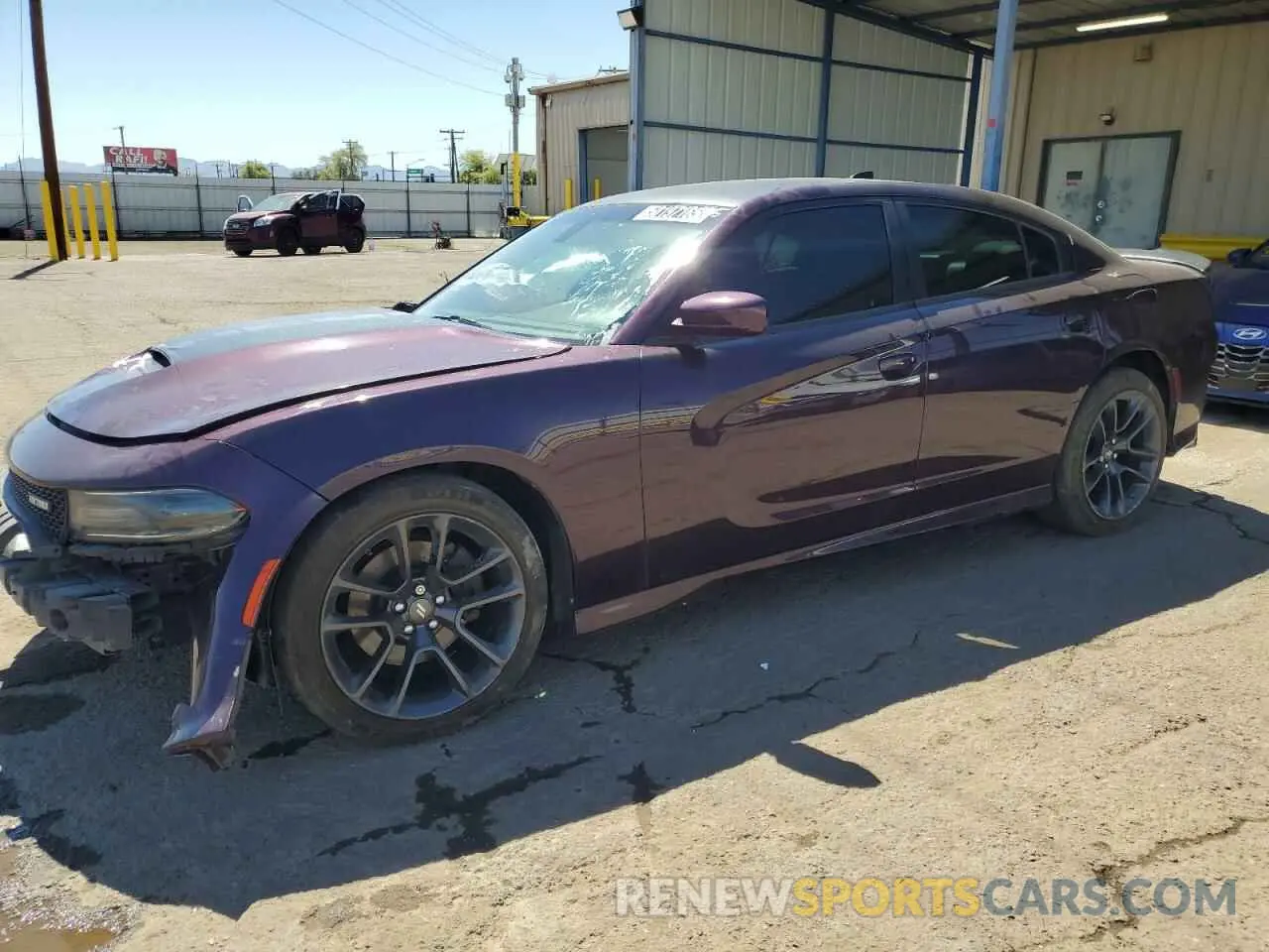 1 Photograph of a damaged car 2C3CDXCT9LH228289 DODGE CHARGER 2020