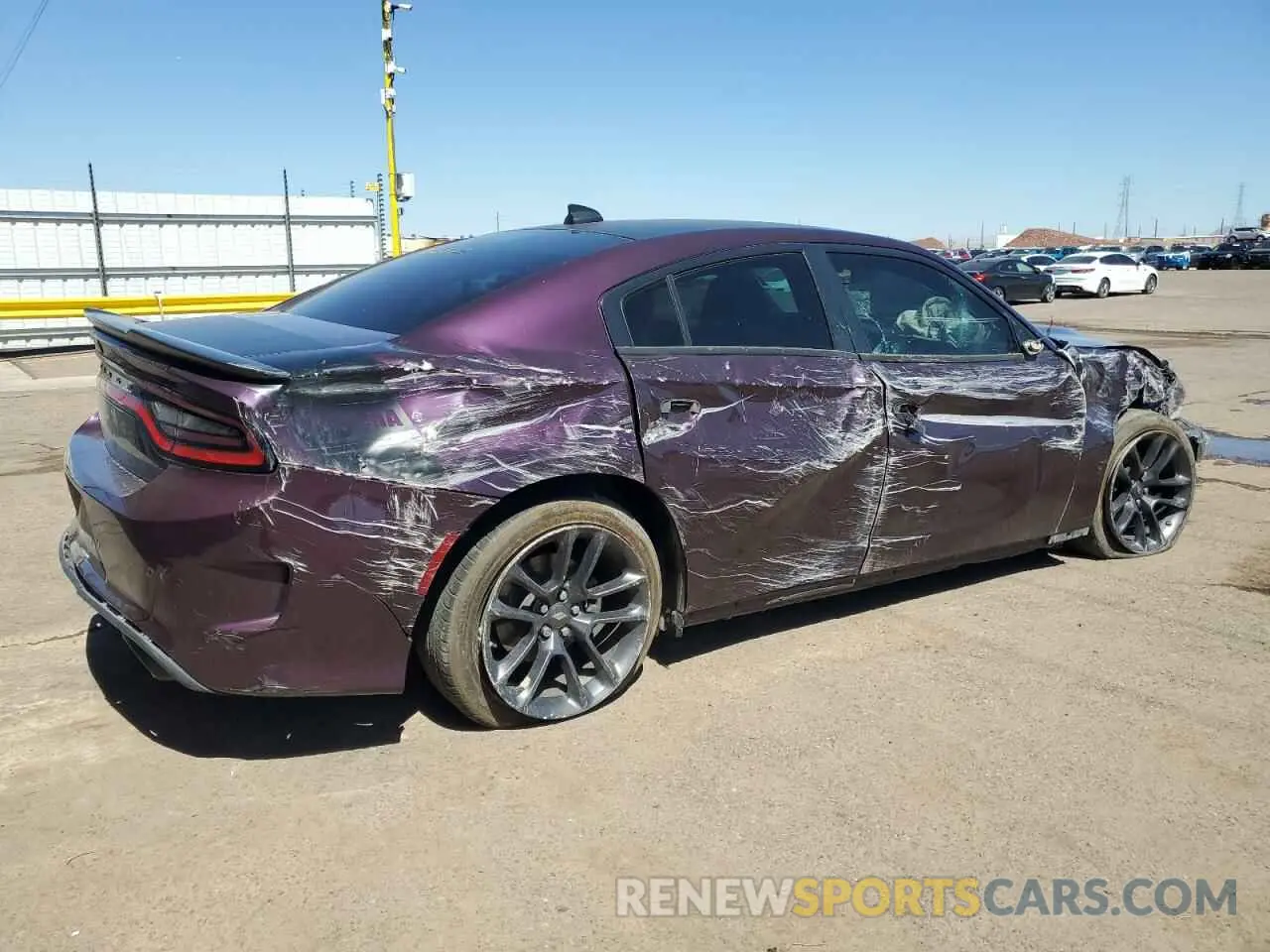 3 Photograph of a damaged car 2C3CDXCT9LH228289 DODGE CHARGER 2020
