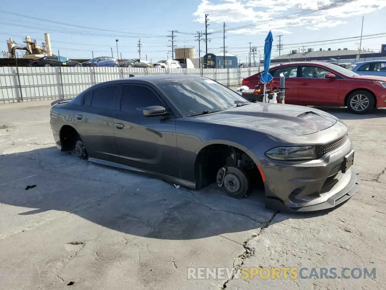 4 Photograph of a damaged car 2C3CDXCTXLH249328 DODGE CHARGER 2020
