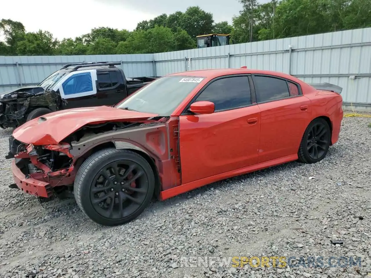 1 Photograph of a damaged car 2C3CDXGJ0LH121673 DODGE CHARGER 2020