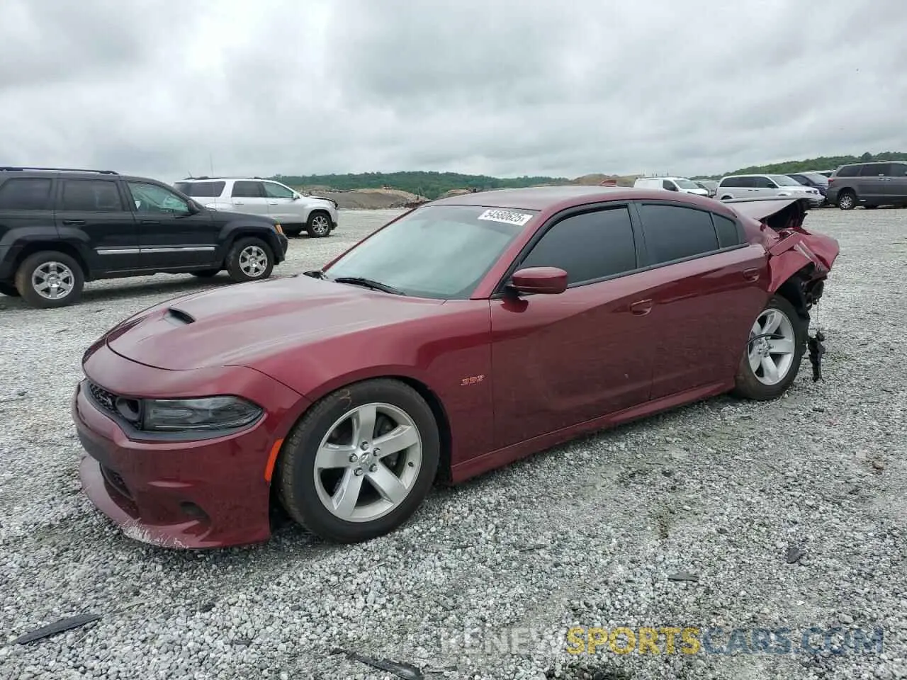 1 Photograph of a damaged car 2C3CDXGJ0LH148050 DODGE CHARGER 2020